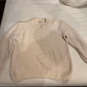Cream Knit Women's Sweater